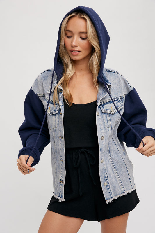 Axel Denim Hoodie