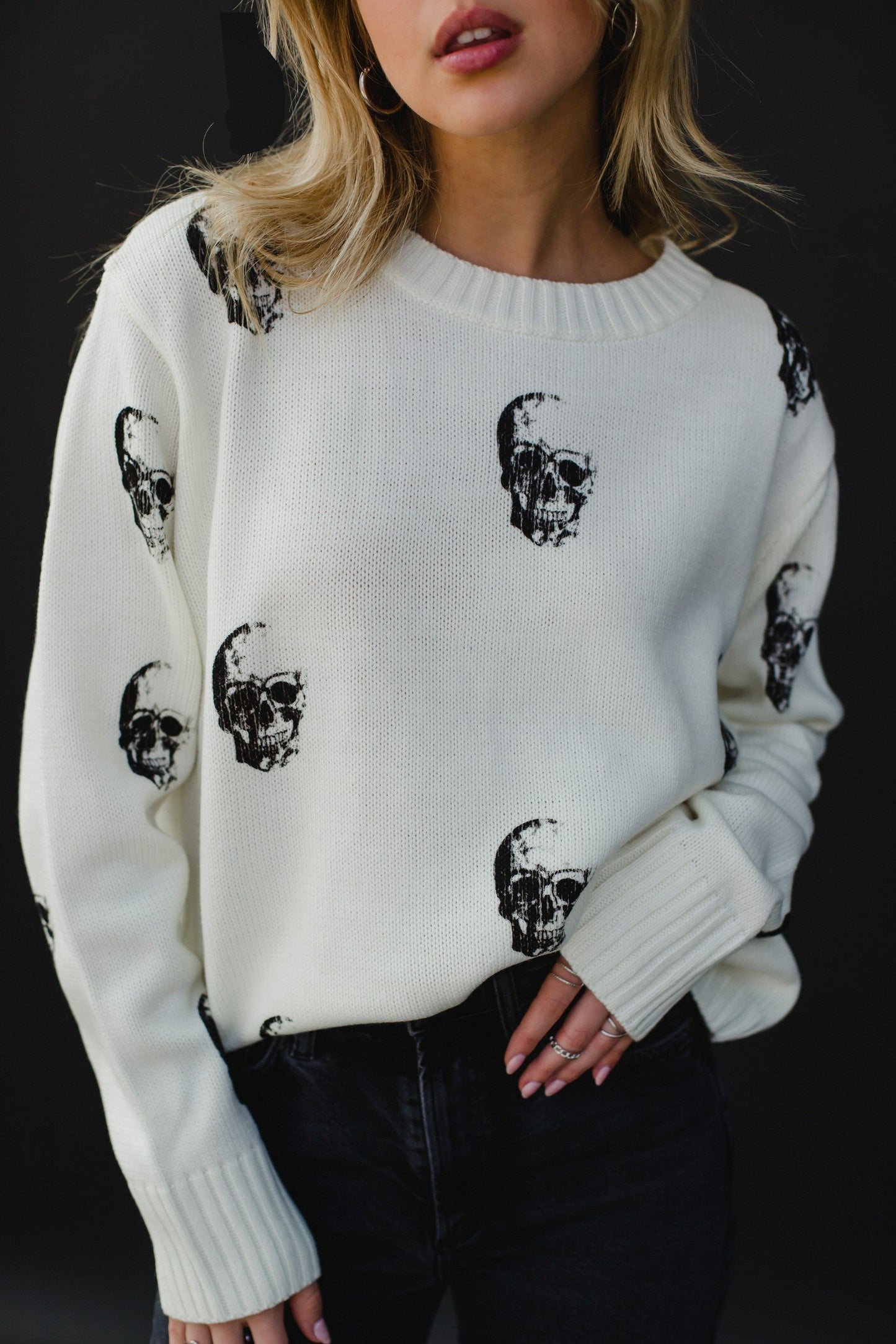 Sully Skull Sweater