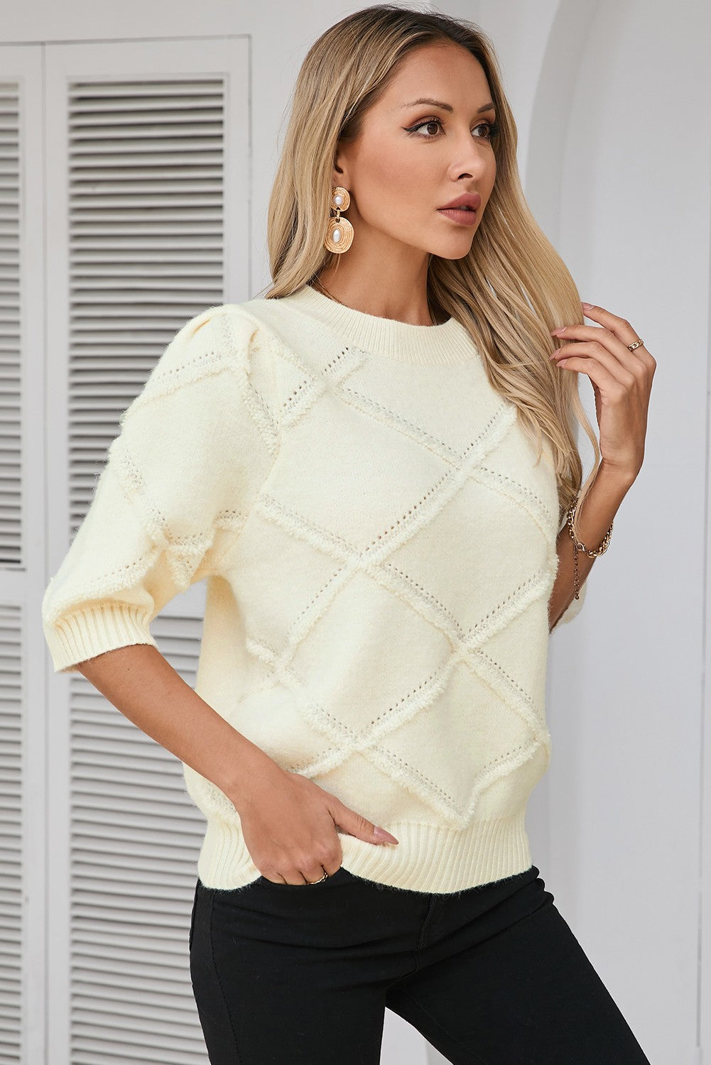 Declan Rhombus Sweater