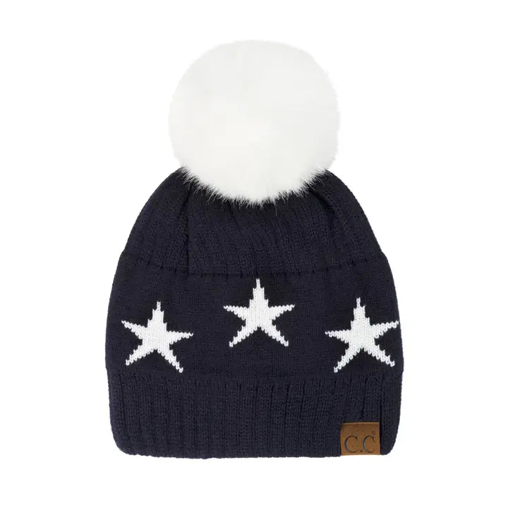 CC Star Pom Beanie