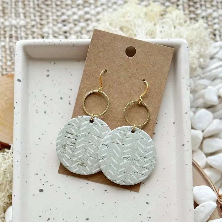 Ruby Mineral Green Earrings