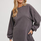 Terry Sweatshirt Dress