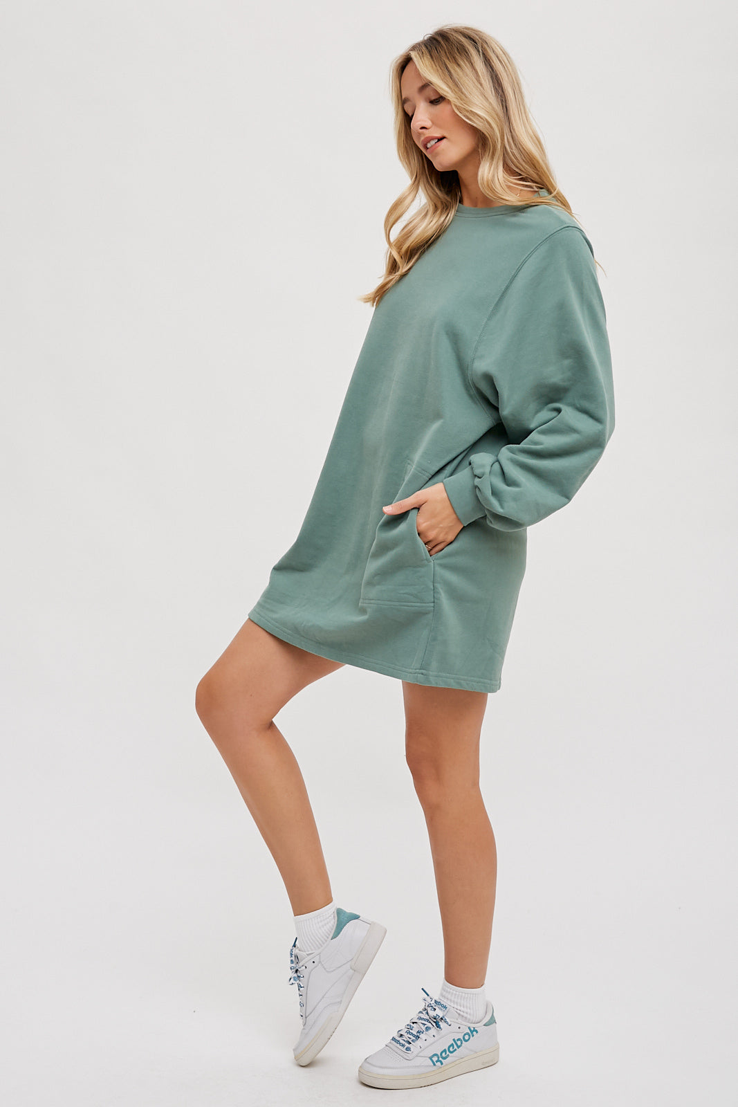 Terry Sweatshirt Dress