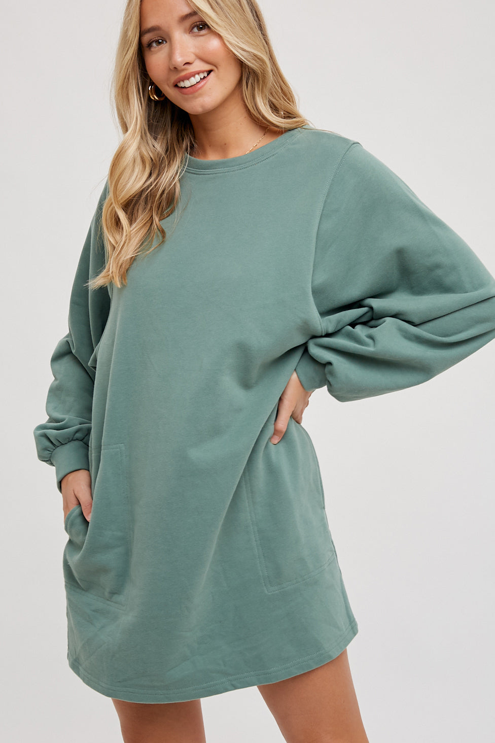 Terry Sweatshirt Dress