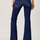 Risen Low Rise Flare Jeans