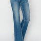 Risen Low Rise Flare Jeans