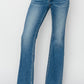 Risen Low Rise Flare Jeans