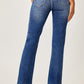 Risen Mid-Rise Relax Straight Jeans