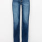 Risen High Rise Straight Jeans