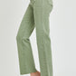 Risen High Rise Olive Straight Pant