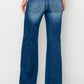 Risen Mid-Rise Star Straight Jeans