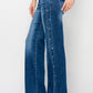 Risen Mid-Rise Star Straight Jeans