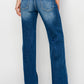 Risen Mid-Rise Star Straight Jeans