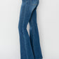 Risen High Rise Double Button Jeans