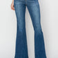 Risen High Rise Double Button Jeans