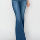 Risen High Rise Double Button Jeans