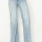 Risen High Rise Front Draw String Jeans