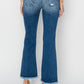 Risen Mid Rise Frayed Jean