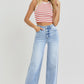 Risen TC High Rise Wide Cuffed Jean