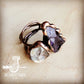 Amethyst and Quartz Ring