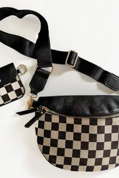 Checkered Crossbody Bag