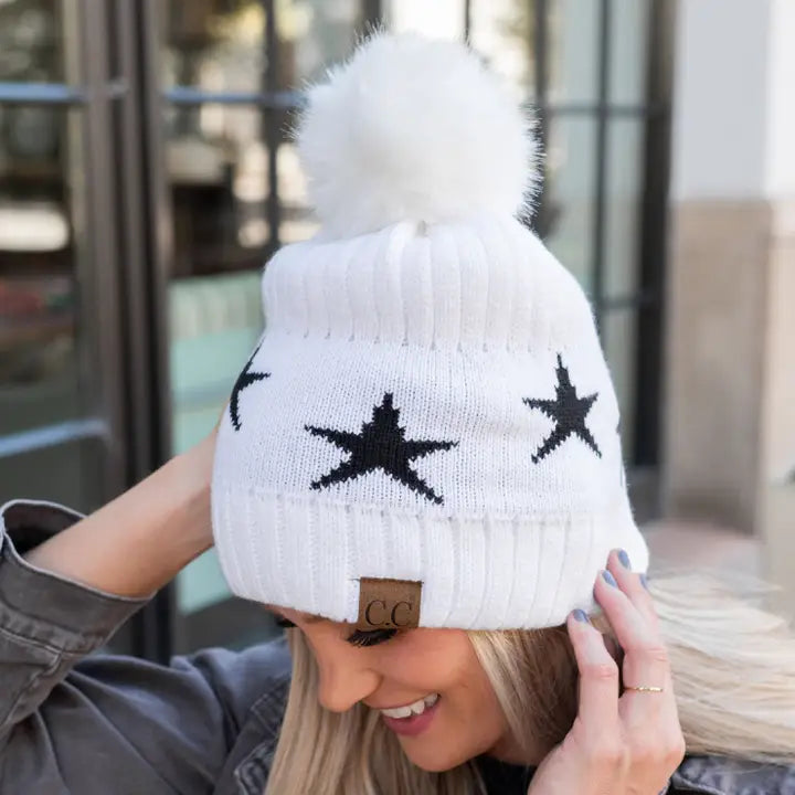 CC Star Pom Beanie