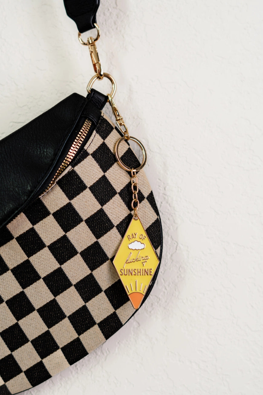 Checkered Crossbody Bag