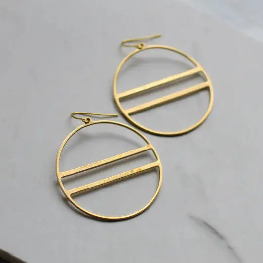 Modern Hoop Earrings