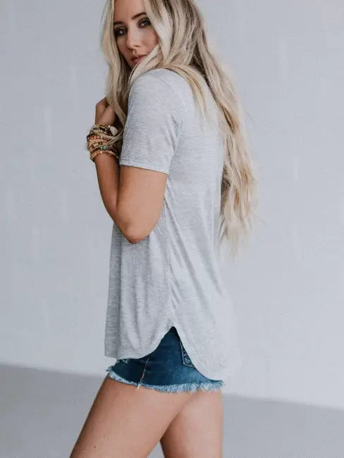 Scoop Neck Bralette Tee