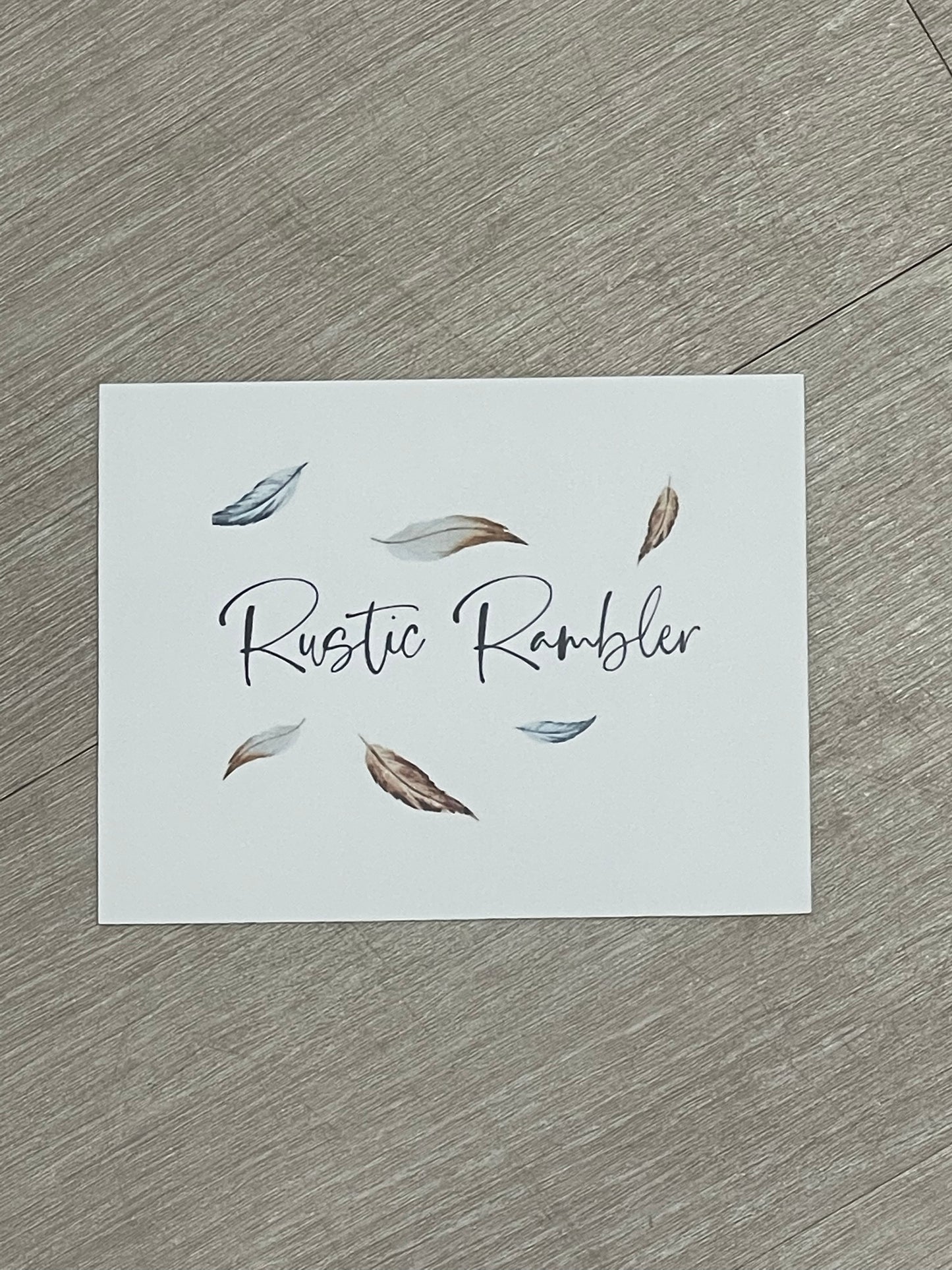 *RUSTIC RAMBLER GIFT CARD