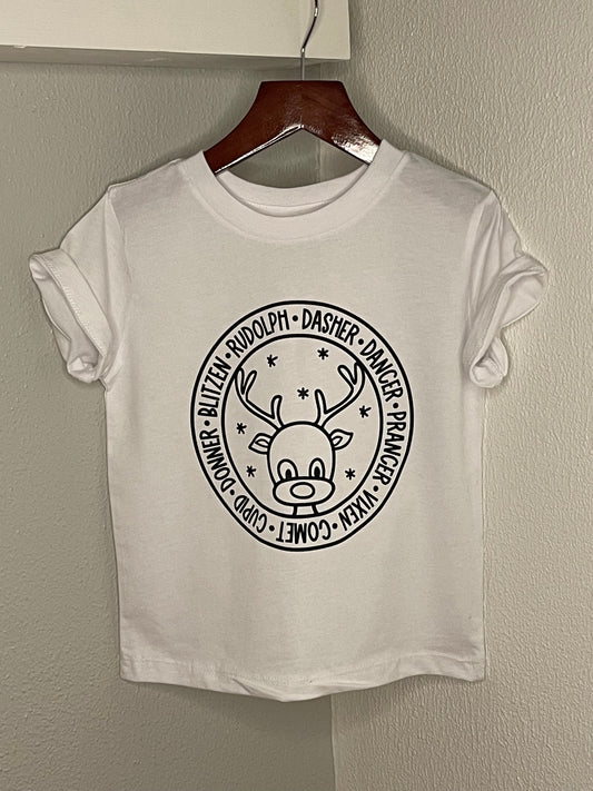 REINDEER CIRCLE TEE - TODDLER