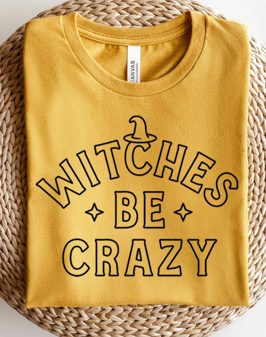 WITCHES BE CRAZY GRAPHIC TEE